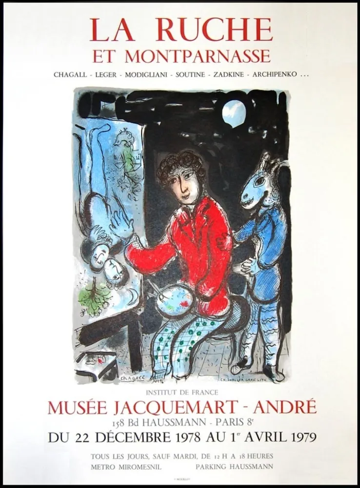 海报 Chagall - La Ruche et Montparnasse