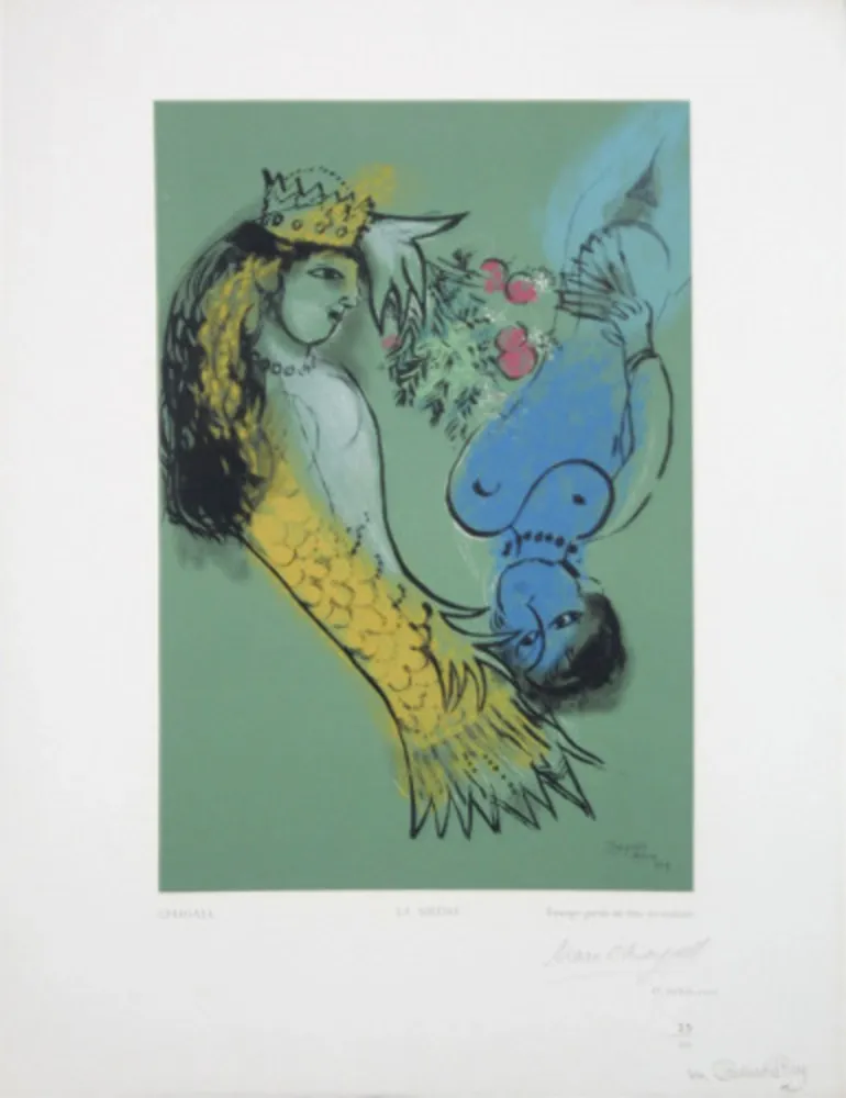 复数作品 Chagall - La Sirene