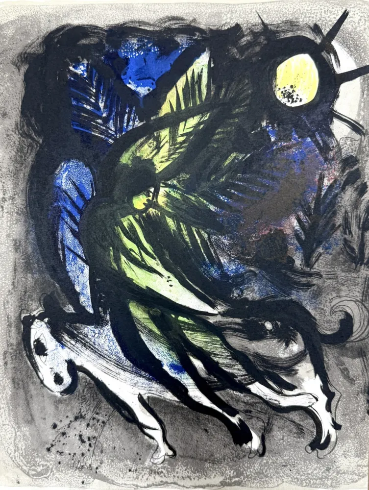 石版画 Chagall - L’Ange