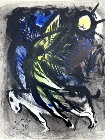 石版画 Chagall - L’Ange