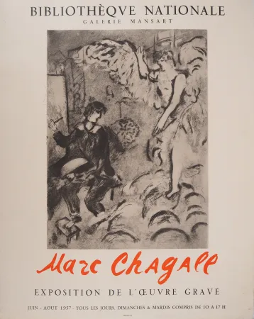 插图书 Chagall - L'Apparition, Peintre et ange