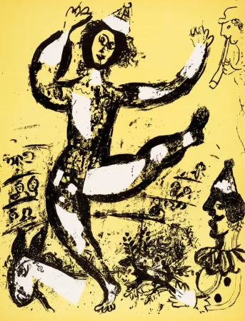 石版画 Chagall - Le Cirque