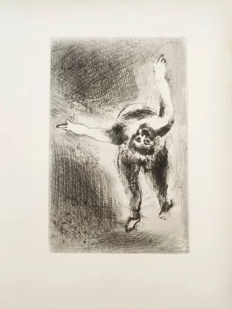 蚀刻版画 Chagall - Le Sept Péchés Capitaux