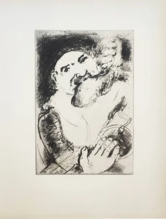 蚀刻版画 Chagall - Le Sept Péchés Capitaux