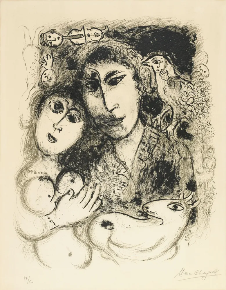 石版画 Chagall - Le sortilege