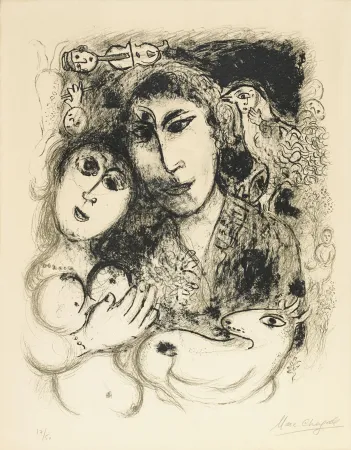 石版画 Chagall - Le sortilege