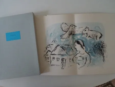 石版画 Chagall - Les Chemins d'Amitie