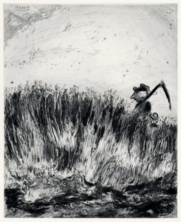 蚀刻版画 Chagall - Les Fables de La Fontaine