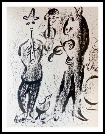 石版画 Chagall - LES SALTIMBANQUES