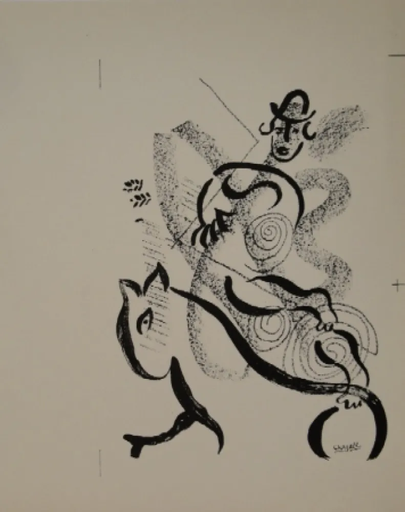石版画 Chagall - Lithographie für 