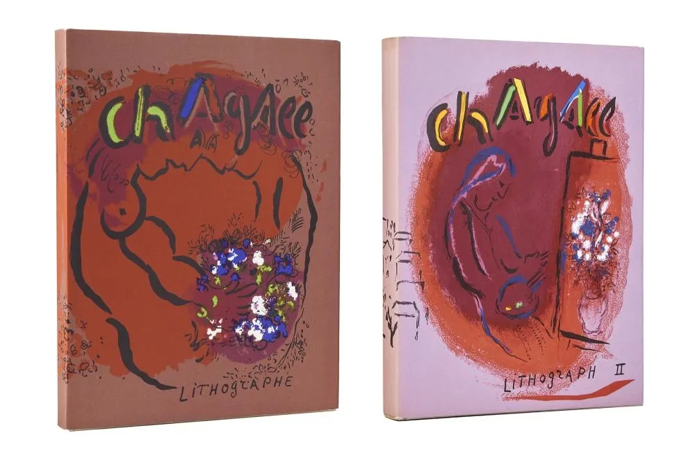 插图书 Chagall - Litographe vol I & II /Volume 1 and volume 2 Lot