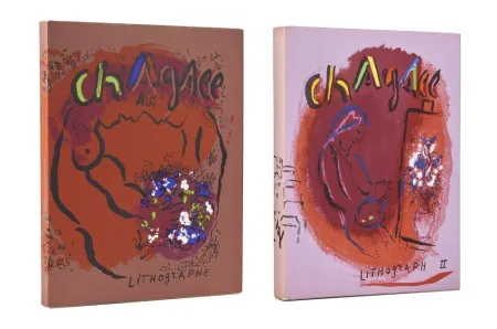 插图书 Chagall - Litographe vol I & II /Volume 1 and volume 2 Lot