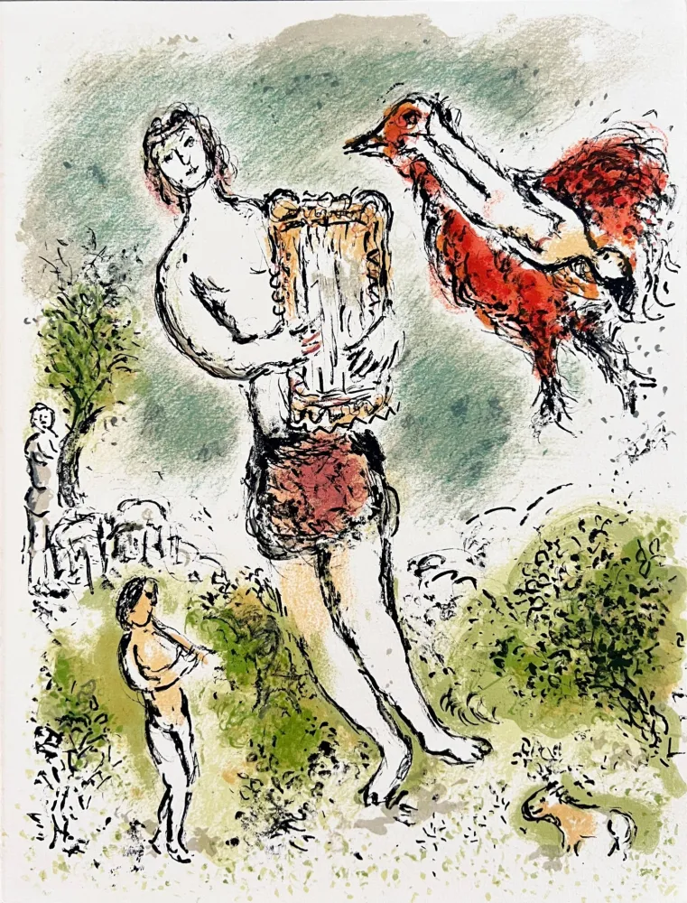 石版画 Chagall - L'Odyssée, Planche XXXIV