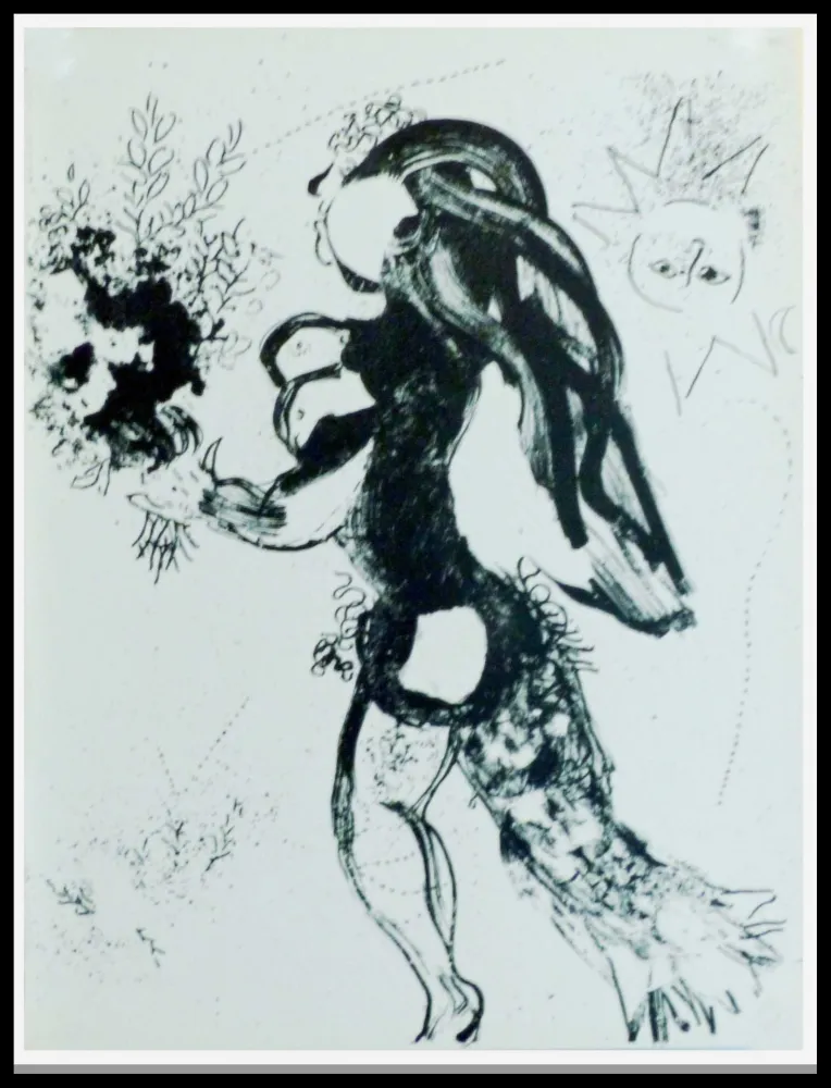 石版画 Chagall - L'OFFRANCE