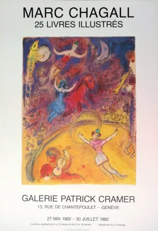 插图书 Chagall - Marc Chagall: 25 livres illustrés - Le cirque