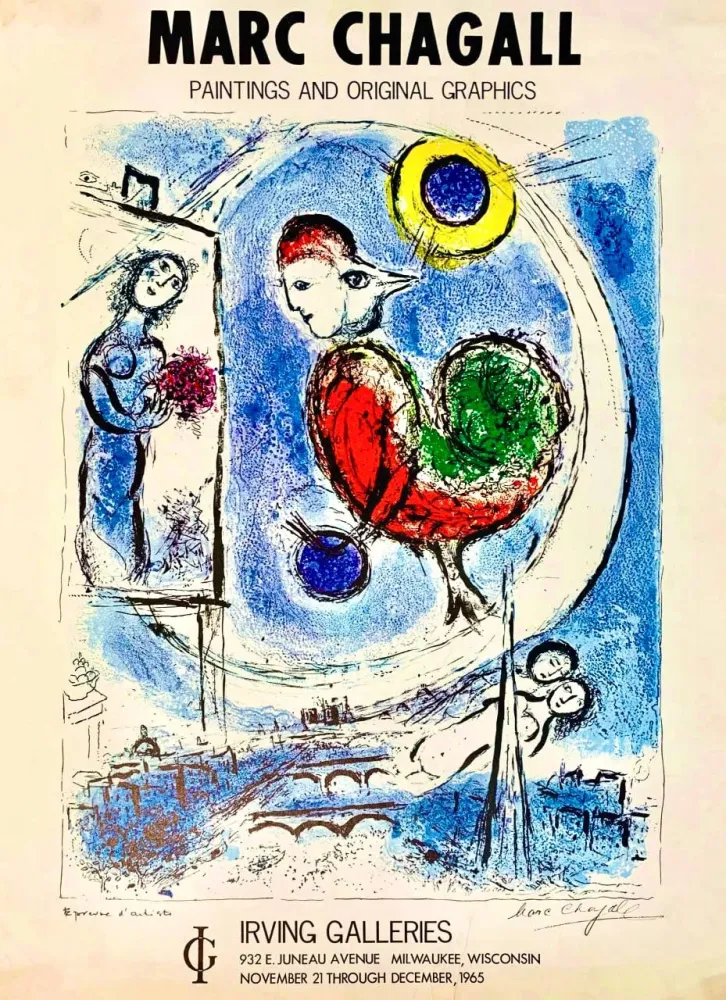 海报 Chagall - Merry Christmas