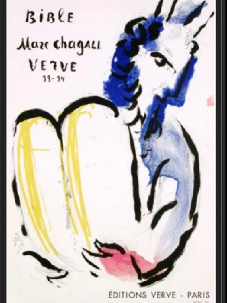 石版画 Chagall - MOISE EDITION VERVE