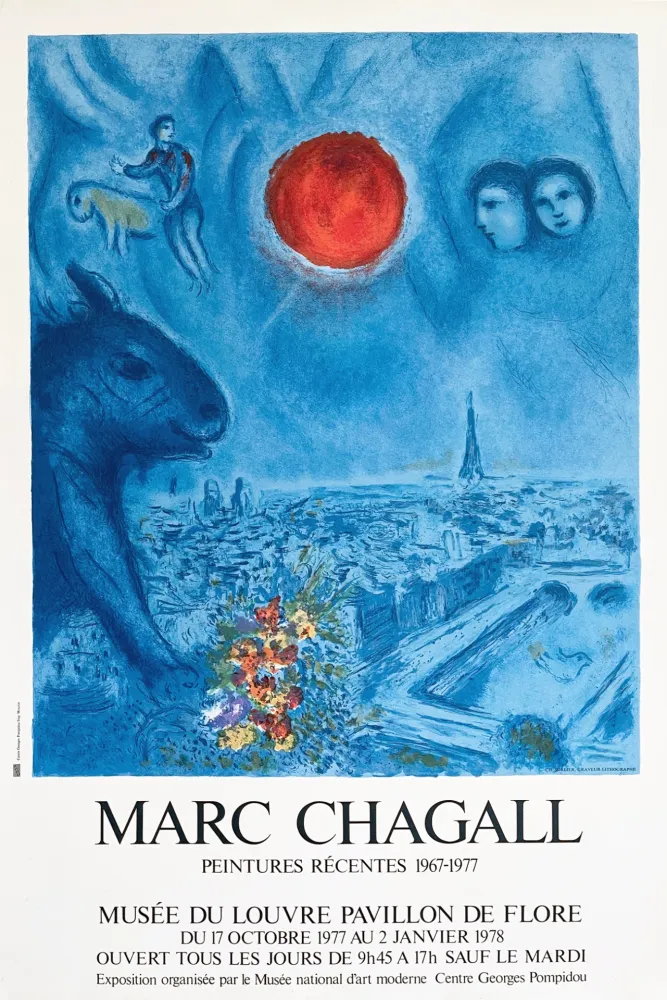 海报 Chagall - Oeuvres récentes 1967-1977