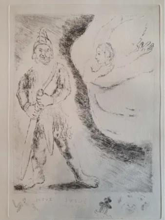 版画 Chagall - Passage du Jourdain