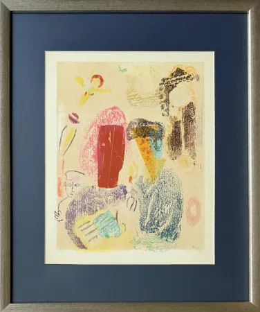 木刻 Chagall - Poèmes, Planche XXII (trial proof)