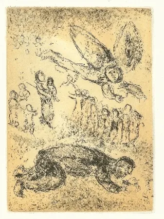 干刻版画 Chagall - Psaumes de David 2 