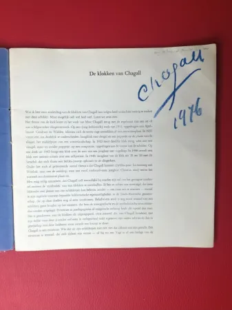 插图书 Chagall - Signed - De klokken van Chagall