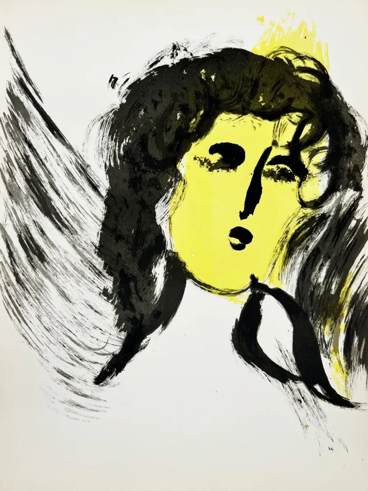 石版画 Chagall - The Angel