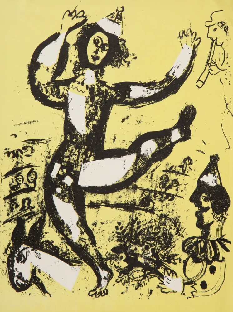 石版画 Chagall - The Circus