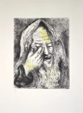 版画 Chagall - The suffering of Jeremiah - MCH103