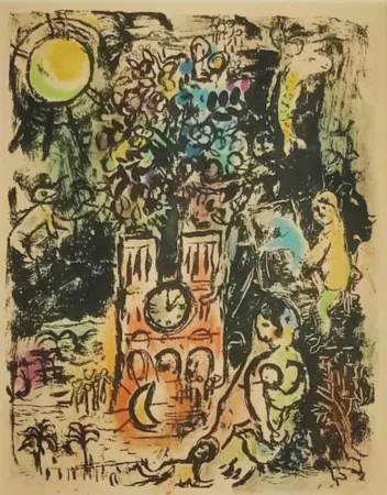 石版画 Chagall - The Tree of Jesse (L'Arbre de Jessé)