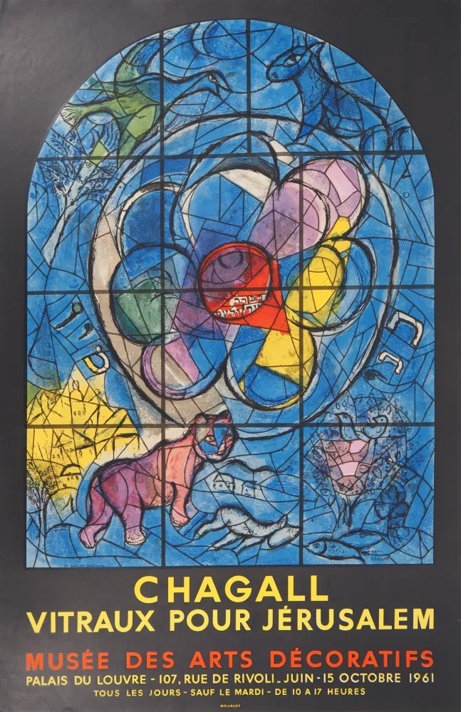 插图书 Chagall - Vitraux de Jérusalem, Tribu de Benjamin