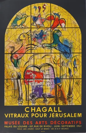 插图书 Chagall - Vitraux de Jérusalem, Tribu de Lévi