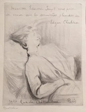 版画 Chahine - Invitation