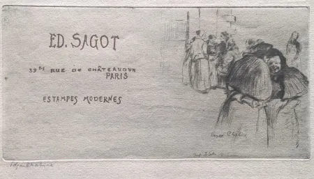 版画 Chahine - Les Pauvresses