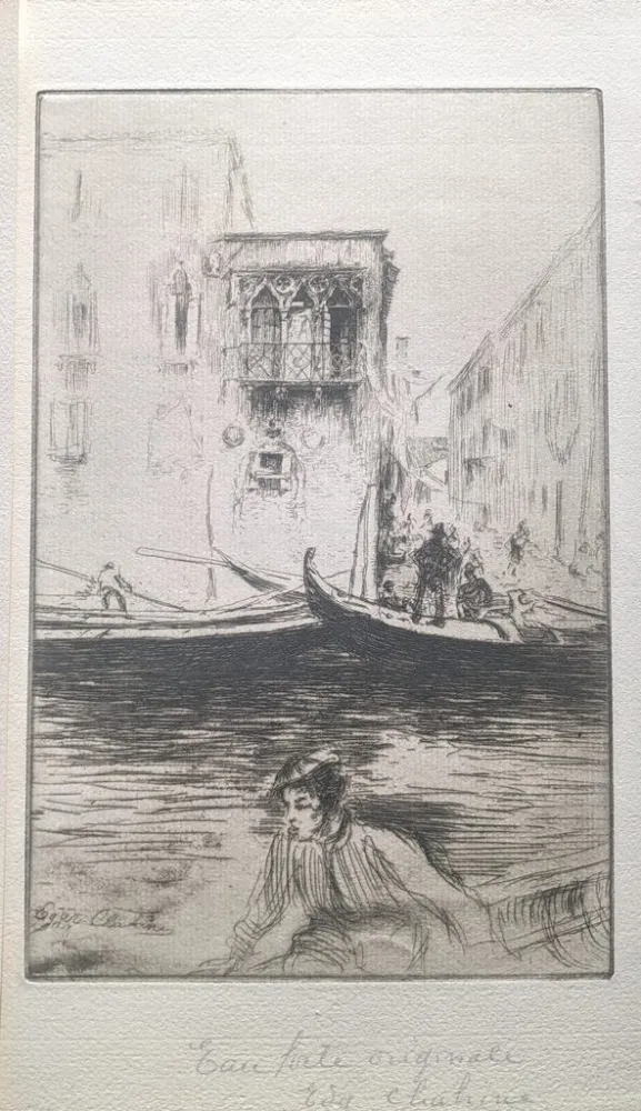 版画 Chahine - Rio Cà Foscari