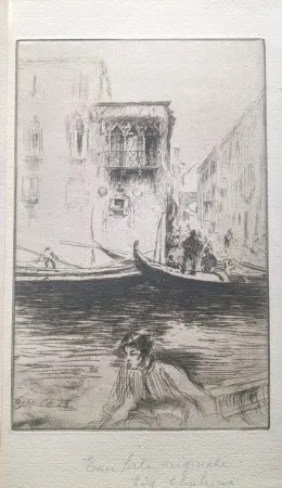 版画 Chahine - Rio Cà Foscari