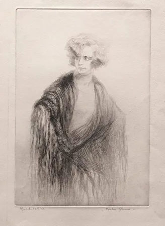 干刻版画 Chahine - Venise: Nina