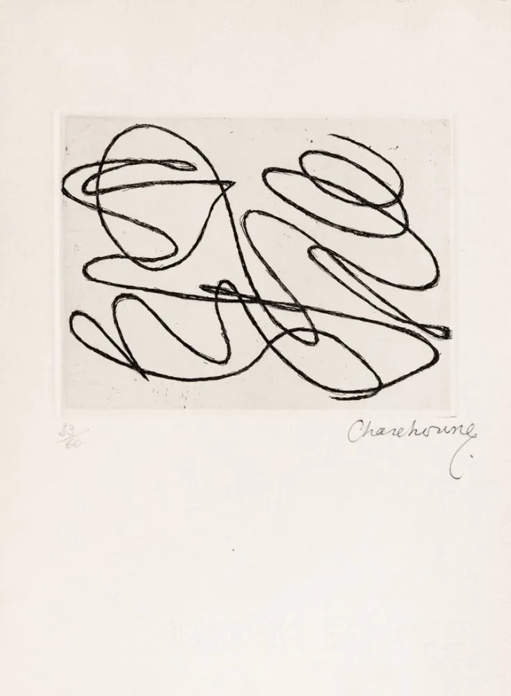 蚀刻版画 Charchoune - Senza titolo