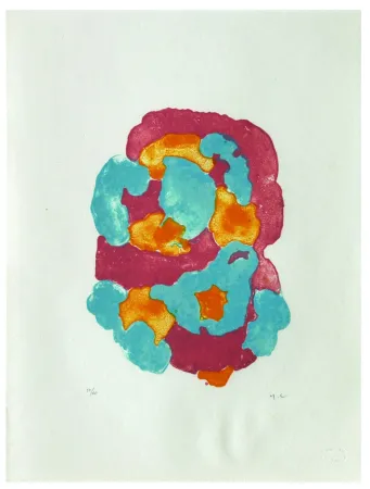 石版画 Chaudouët - Lichens 1