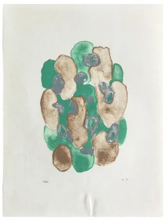 石版画 Chaudouët - Lichens 3