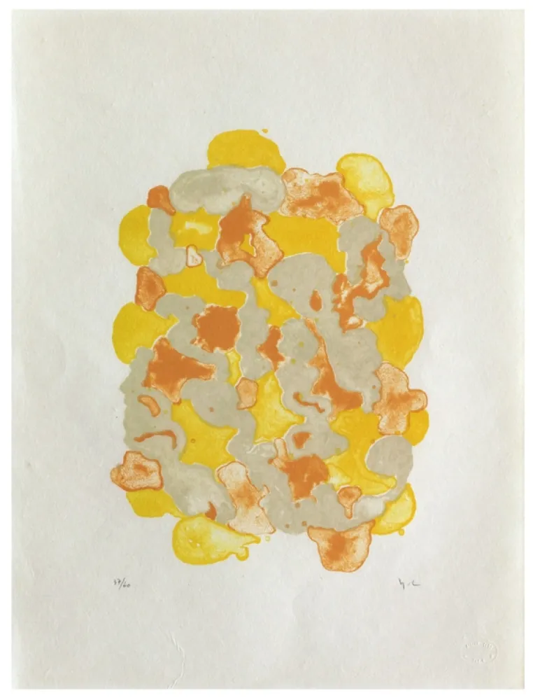 石版画 Chaudouët - Lichens 7