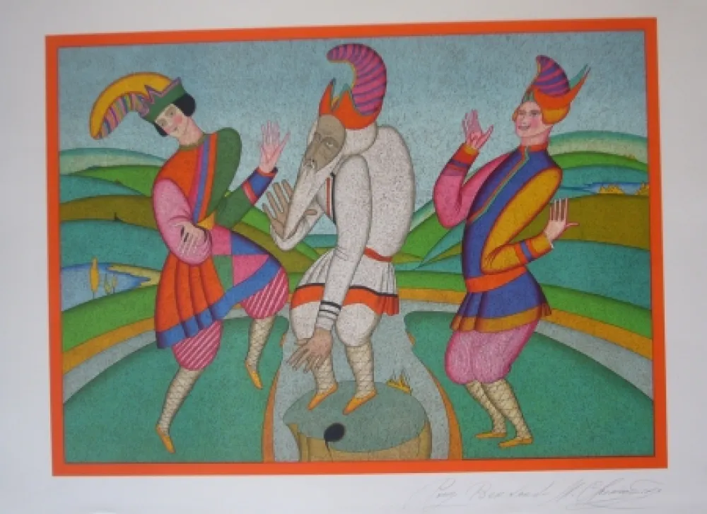 石版画 Chemiakin - Carnaval