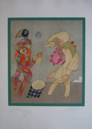 石版画 Chemiakin - Carnaval