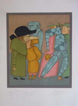 石版画 Chemiakin - Carnaval