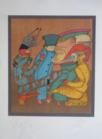 石版画 Chemiakin - Carnaval