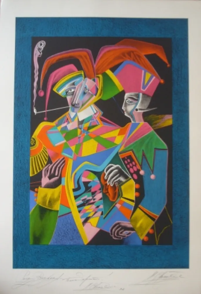 石版画 Chemiakin - Carnaval