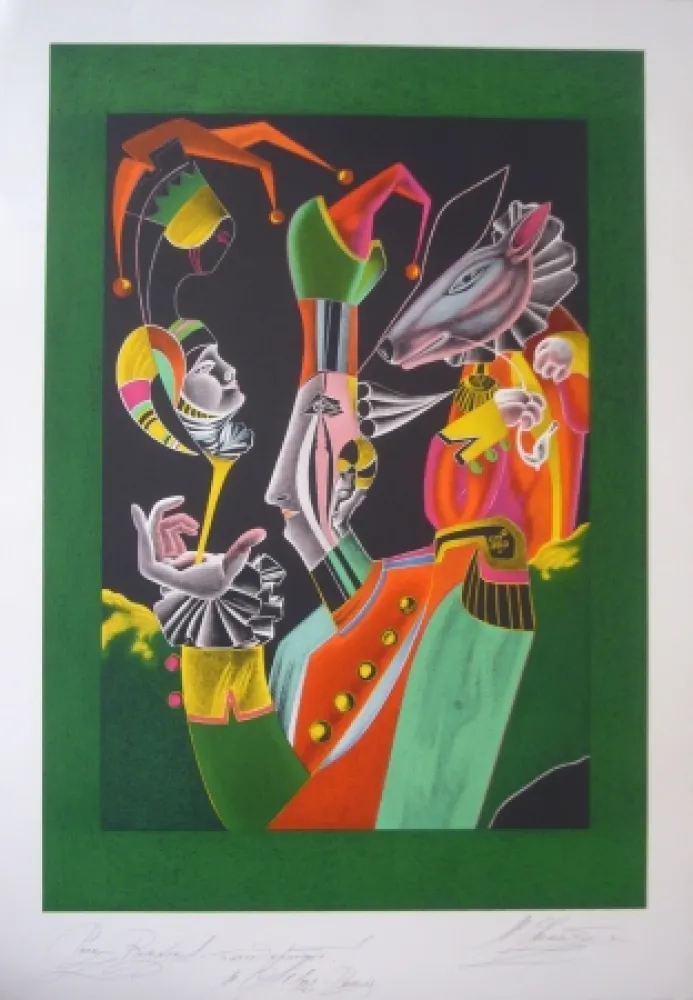 石版画 Chemiakin - Carnaval