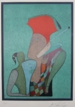 石版画 Chemiakin - Grand carnaval de Saint Petersbourg 2