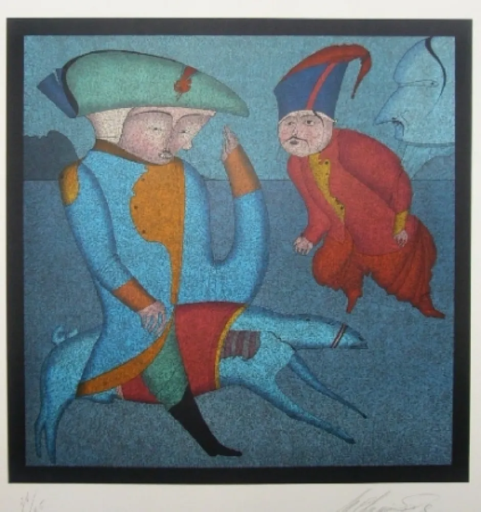 石版画 Chemiakin - Grand carnaval de Saint Petersbourg 3