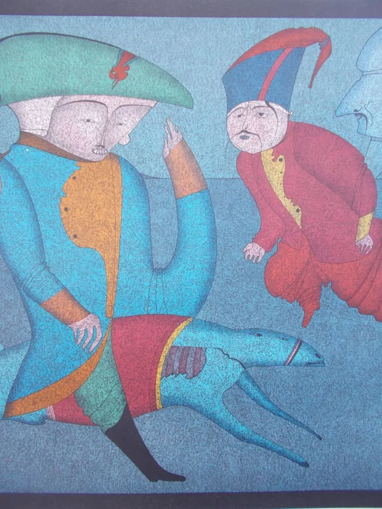 石版画 Chemiakin - Le grand carnaval de St Petersbourg 3